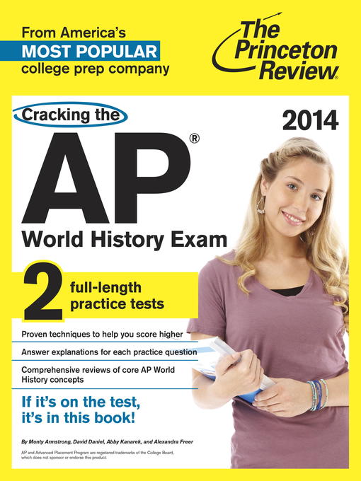Title details for Cracking the AP World History Exam, 2014 Edition by Princeton Review - Available